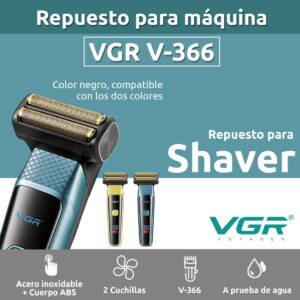 Repuesto Máquina Corta Pelo Grooming 3 en 1 Vgr V-366 Turbo