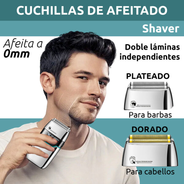 Afeitadora Eléctrica Hombre Vgr V-350 Ideal Cabeza 7500 Rpm - Image 5