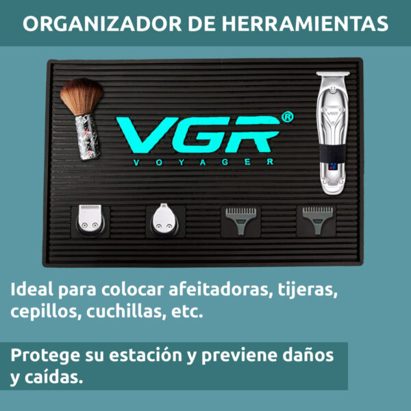Alfombra Barberia Mat silicona antideslizante Magnética Vgr - Image 3