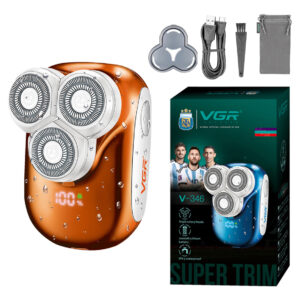 Afeitadora Eléctrica Hombre Vgr V-346 Ipx5 Usb Ideal Viaje