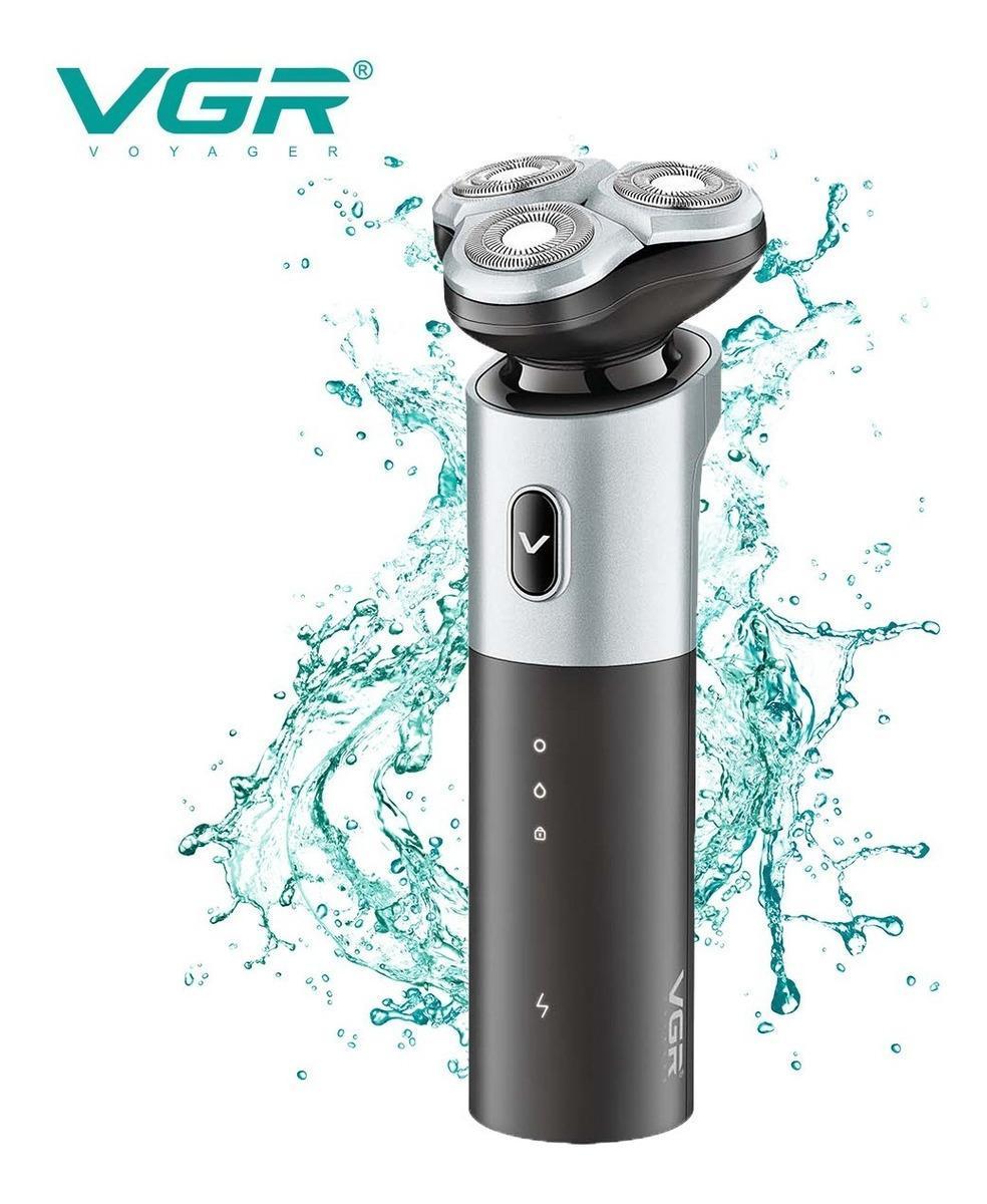 Afeitadora Eléctrica Shaver VGR V-343 Recargable Impermeable IPX7 - Image 8