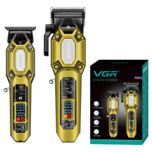 Combo Vgr Maquina Corte Pelo V-600 + Trimmer V-900 7000rpm