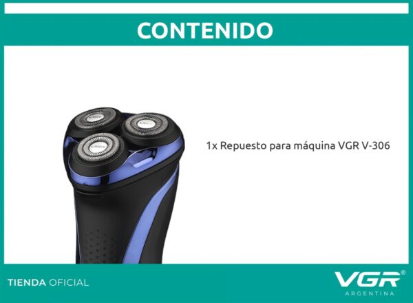 Repuesto Afeitadora Electrica Shaver Vgr V-306 Rasuradora - Image 8