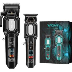 Combo Vgr Maquina Corte Pelo V-600 + Trimmer V-900 7000rpm