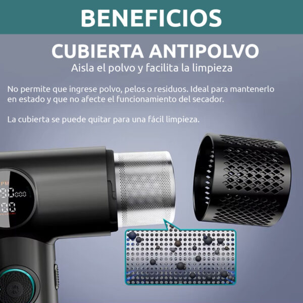 Secador De Pelo Profesional Vgr V-401 110000rpm Frío Calor - Image 6