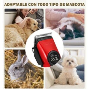Peladora Corta Pelo Mascota Recargable VGR V-202 Perro Gato