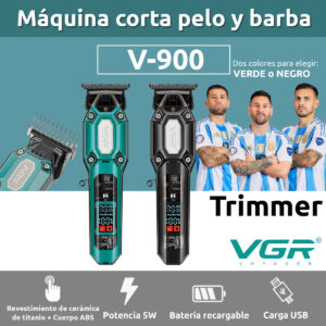 Cortadora de Pelo Trimmer Profesional VGR V-900 7000rpm AFA
