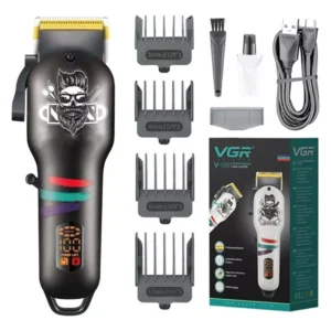 Máquina Cortar Pelo VGR V-699 Profesional Peluquería Usb Blanco
