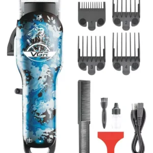 Cortadora De Pelo Barba Vgr V-066 Profesional Recargable Usb Azul