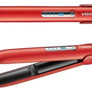 Planchita De Pelo Vgr V-585 Recargable Ceramica 160 A 200°C Rojo