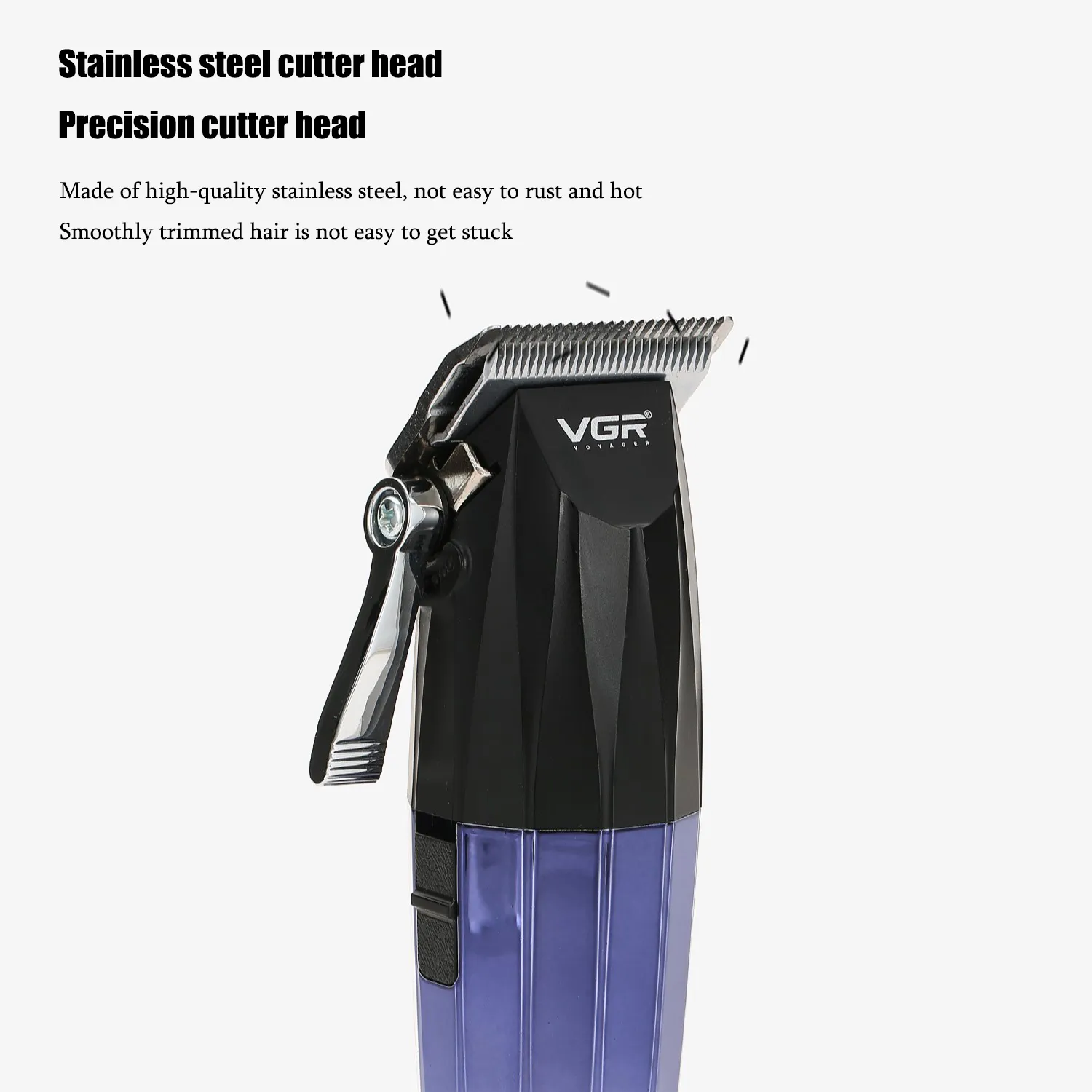 Cortadora De Pelo Inalámbrica Vgr V-691 Batería Usb - Image 5