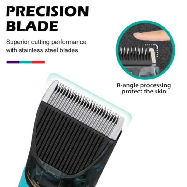 Máquina Cortar Pelo Clipper Recargable Vgr V-695 Ajustable - Image 6