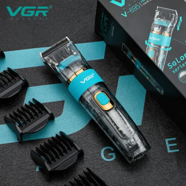Máquina Cortar Pelo Clipper Recargable Vgr V-695 Ajustable - Image 5