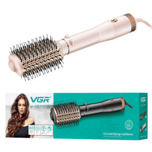 Cepillo Secador Cabello Giratorio VGR V-494 2 Velocidades Color Rosa