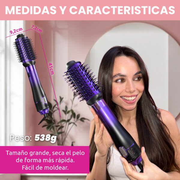 Cepillo Secador 8en1 Profesional Vgr V-488 Difusor 1100w - Image 9