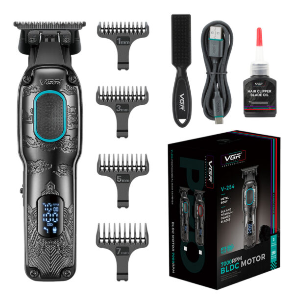 Maquina Cortar Pelo Trimmer Salón Vgr V-254 Bldc 7000rpm