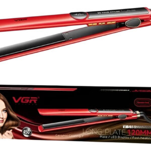 Planchita Pelo Vgr V-518 Led 2en1 Profesional Cerámica 230°c