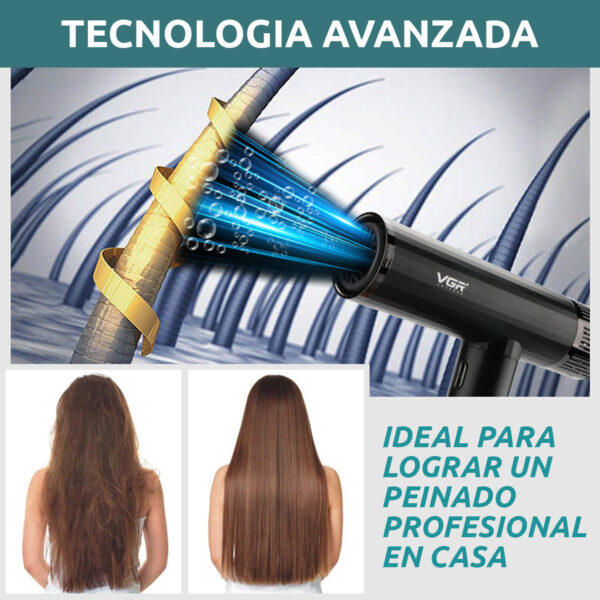 Secador Pelo Vgr V-427 Bldc 1900w Profesional Iónico Salón - Image 8