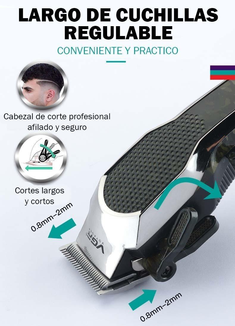 Maquina De Cortar Pelo Profesional Recargable Usb Clipper VGR V-060 - VGR  Argentina