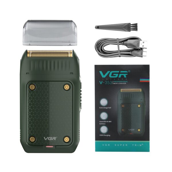 Afeitadora Eléctrica Hombre Shaver Vgr V-353 Portatil Usb
