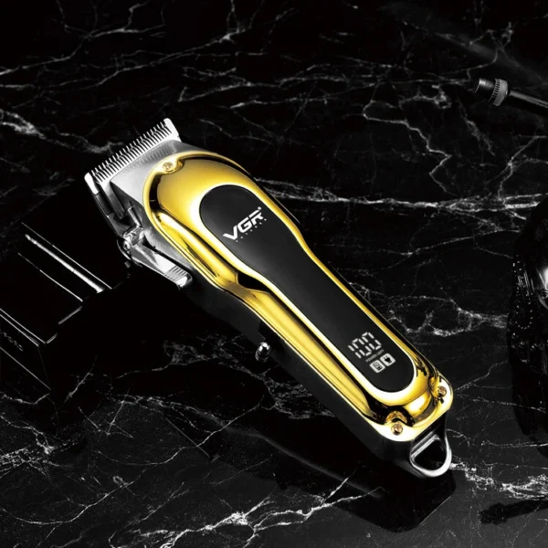 Máquina Cortar Pelo VGR V-680 Profesional Inalámbrica Usb Dorado