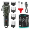 Cortadora De Pelo Barba Vgr V-665 Profesional Recargable Usb Camuflada