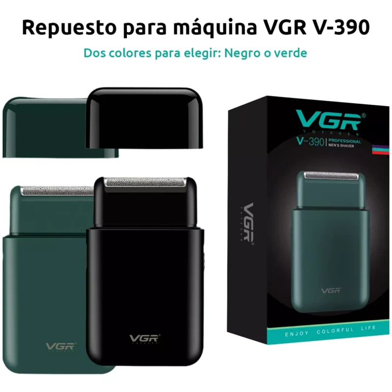 Alternative view of Repuesto Cuchilla Afeitadora Mini Shaver Patillera Vgr V-390 Verde