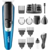 Maquina Corta Pelo Barba Vgr V-172 Grooming Kit 5 En 1 Usb Azul