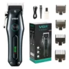 Máquina Cortar Pelo VGR V-969 Inalámbrica Recargable Usb Led Negro y Azul VGR