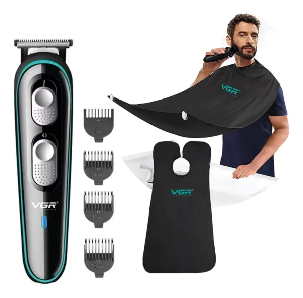 Maquina De Cortar Pelo Vgr V-055 Patillera + Capa Corte VGR