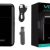 Afeitadora Mini Shaver Rasuradora Viaje Vgr V-390 Recargable Negro