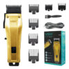 Máquina de Cortar Pelo VGR V-668 Metal Profesional Usb Dorado