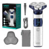 Afeitadora Eléctrica Hombre Shaver VGR V-328 Impermeable Blanco