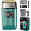 Afeitadora Eléctrica VGR V-357 Patillera 2en1 Impermeable Verde