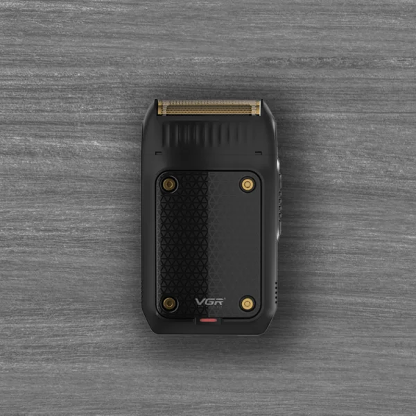 Afeitadora Eléctrica Shaver Vgr V-353 Portatil Recargable Negro
