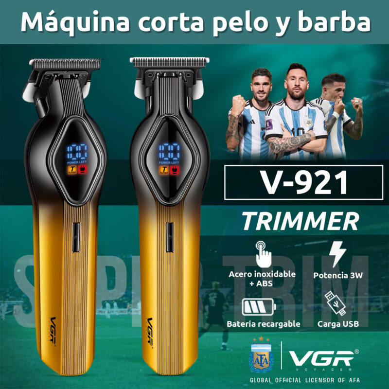 Alternative view of Máquina Patillera Profesional VGR V-921 Turbo AFA Argentina