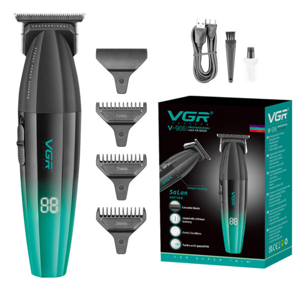 Máquina Patillera Profesional VGR V-906 Magnetico 9000 RPM