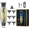 Máquina Patillera Profesional VGR V-978 Metal Usb 5 Peines