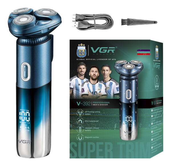 Shaver Eléctrica 2en1 Trimmer VGR V-392 AFA Argentina IPX7