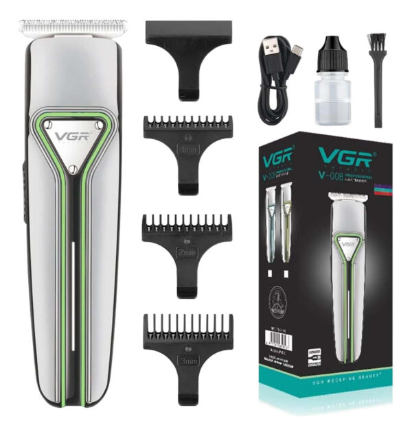 Máquina Patillera Profesional Recargable VGR V-008 Tipo C
