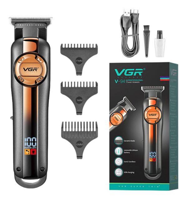 Máquina Patillera Trimmer Corta Pelo VGR V-941 Usb Turbo