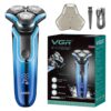 Afeitadora Eléctrica Hombre Shaver Barba Vgr V-313 Usb Ipx7