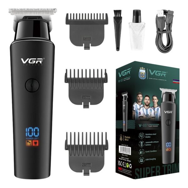 Máquina Patillera Corta Pelo VGR V-937 Usb Argentina AFA