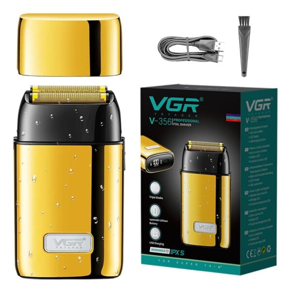 Afeitadora Eléctrica Shaver VGR V-356 Usb Triple Hoja IPX5