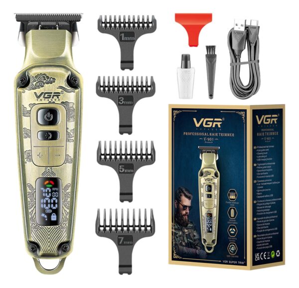 Máquina Patillera Trimmer VGR V-901 Metal Regula Velocidad