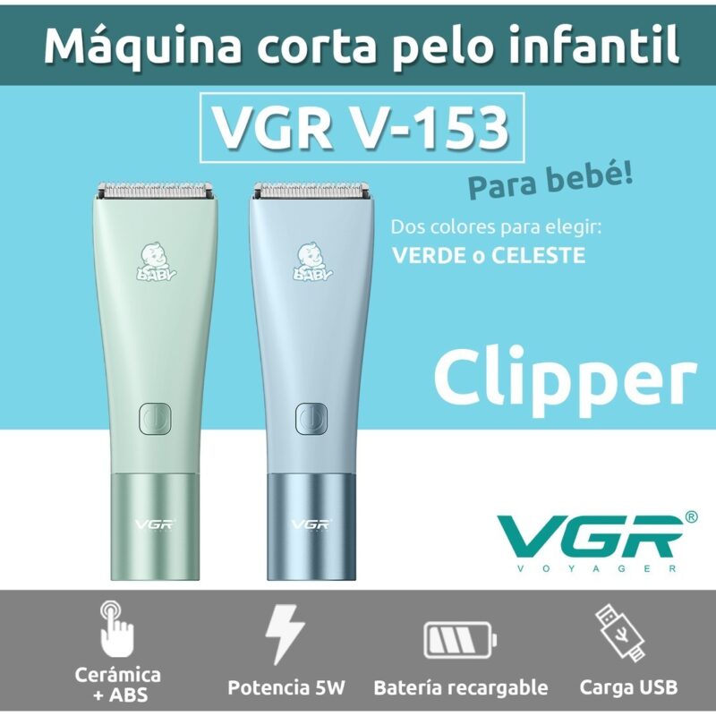 Alternative view of Máquina Cortar Pelo Bebés VGR V-153 Cerámica Silenciosa IPX7