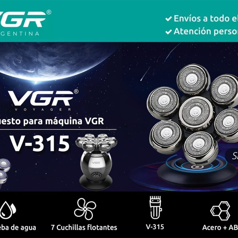 Alternative view of Repuesto Kit 5en1 Cortadora Pelo Shaver Nariz Vgr V-315