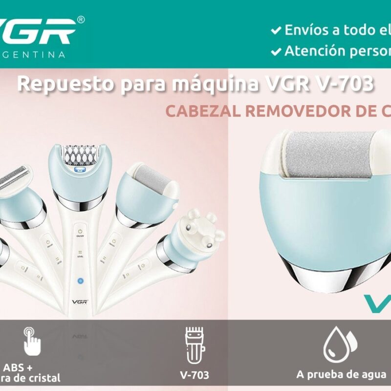 Alternative view of Repuesto Kit Depiladora Afeitadora Exfoliador Vgr V-703