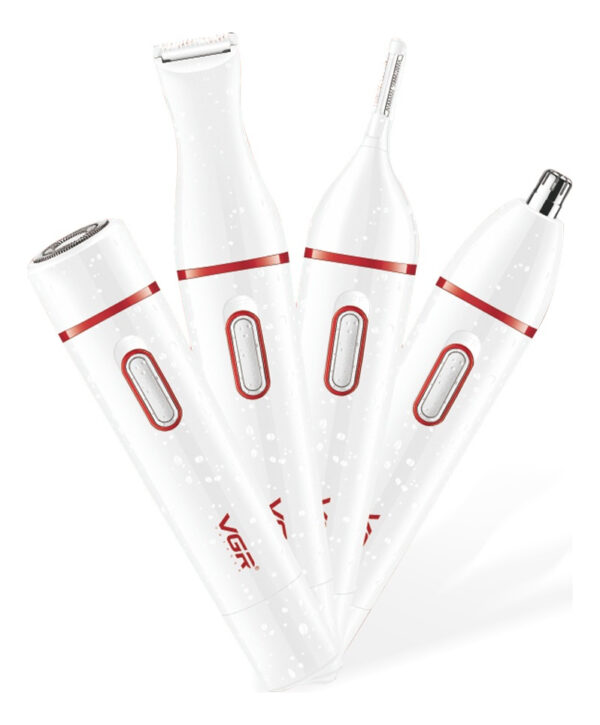 Afeitadora Vgr V-725 Mujer Cejas Cuerpo Nariz Sin Dolor Usb