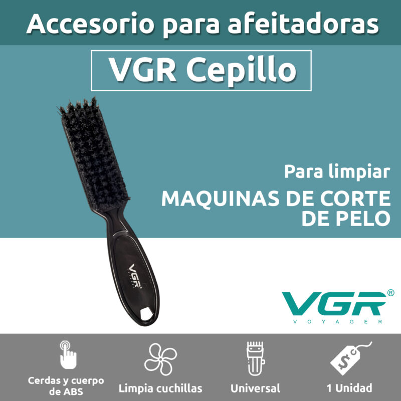 Alternative view of Cepillo Profesional Vgr Limpieza Cortadora De Pelo Barbería